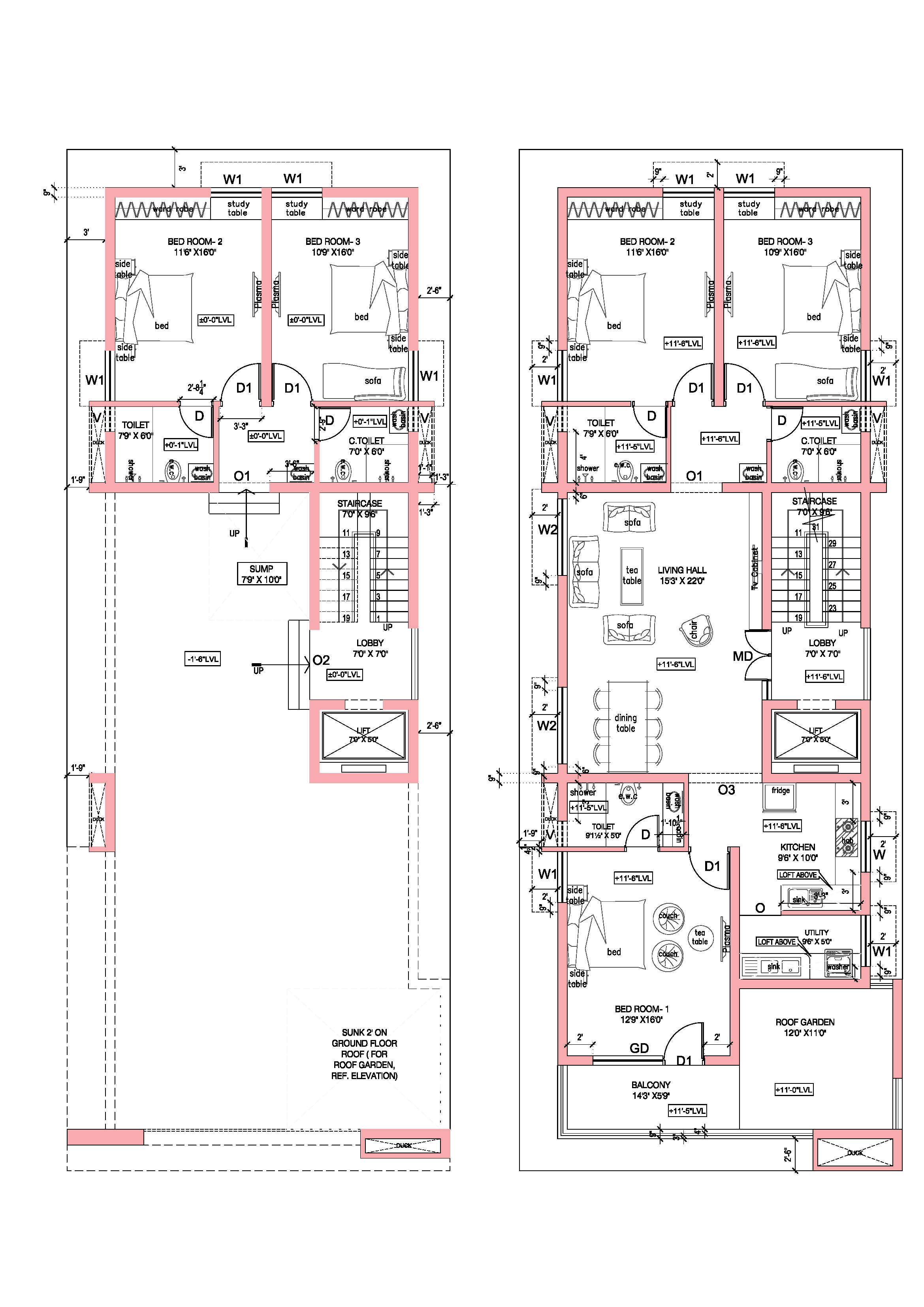 Apartment Type House Plan