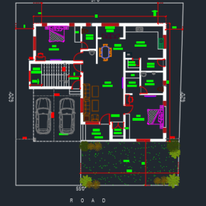 House Plan 45 x 40 Image