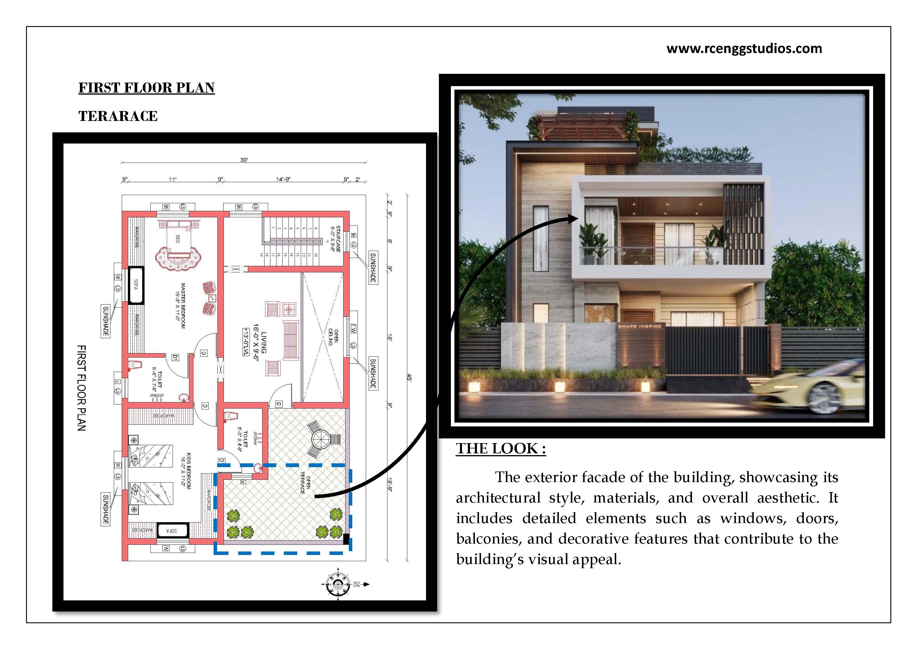 HOUSE PLAN 30 X 45 | EAST FACING | INTERIOR HOUSE DESIGN |