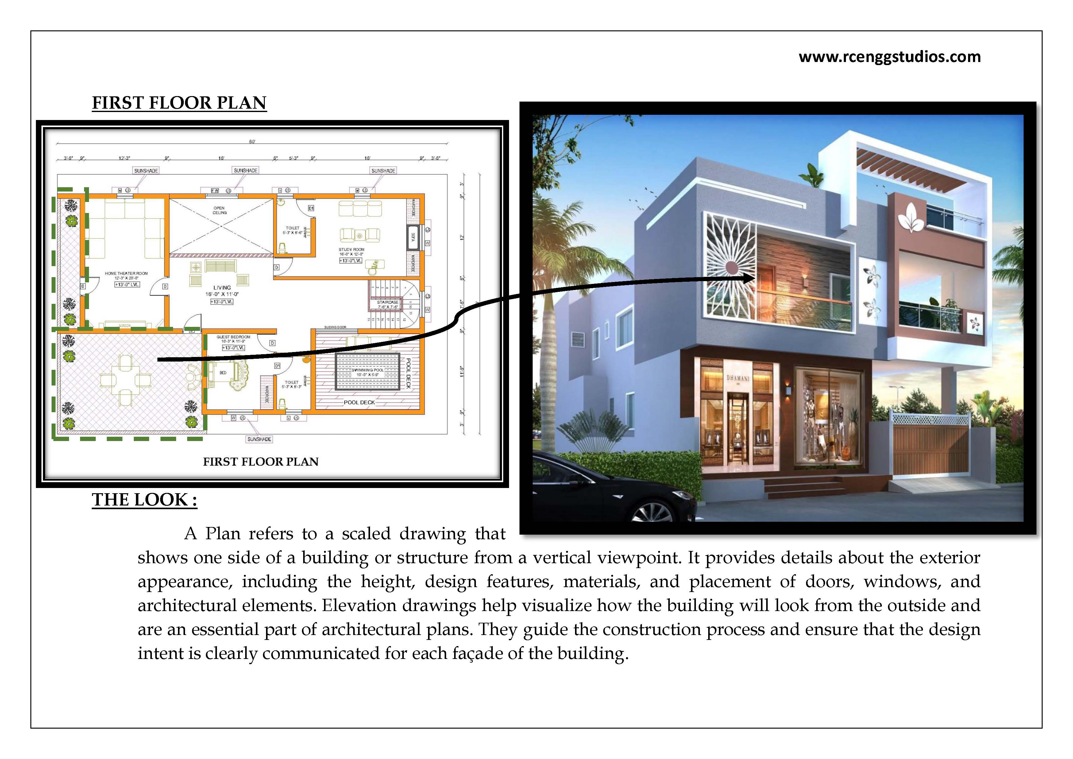 HOUSE PLAN WITH SHOP 40 x 60 | SOUTH FACING |