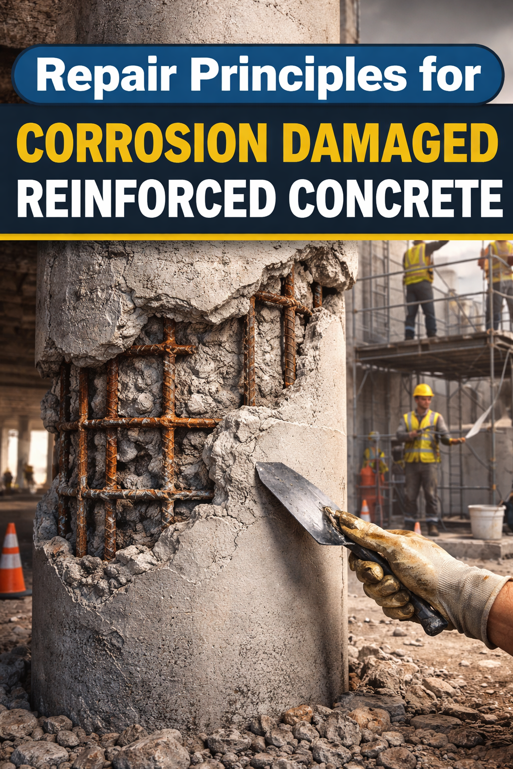Repair Principles for Corrosion Damaged Reinforced Concrete Structures