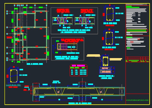 Plinth Beam Layout Plan and Reinforcement Details | RCC Drawing